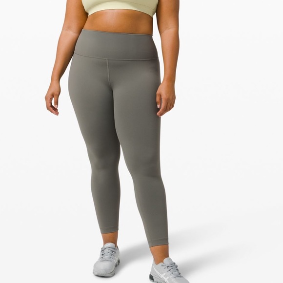 NWOT Lululemon Wunder Under Olive Green Grey Sage Leggings - Picture 2 of 10